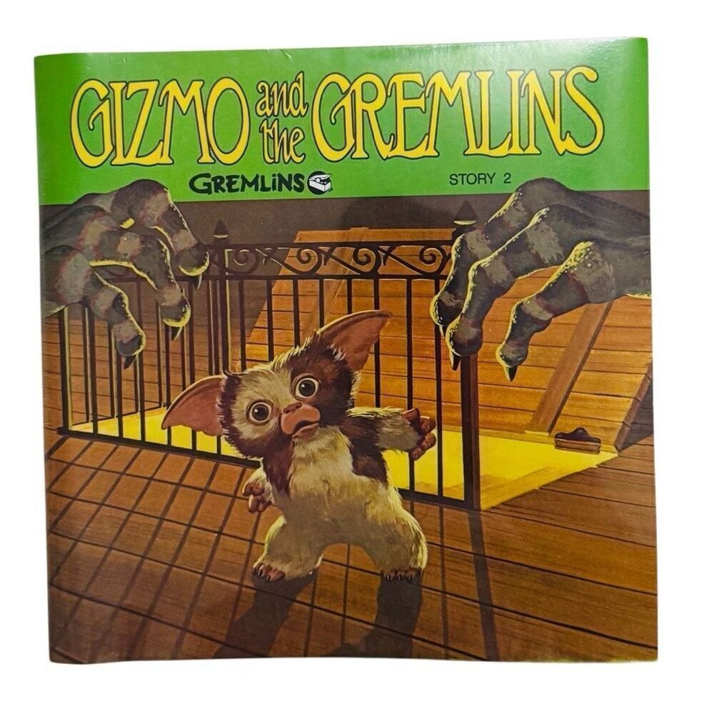 Gizmo and the Gremlins Story 2 Read Along Record & Book Warner Bros 1984 New